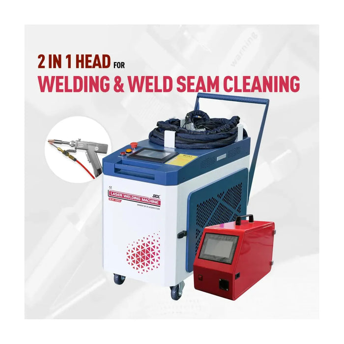 White Smoke SFX 2000W Portable 2-in-1 Laser Welding Machine with Weld Seam Cleaning