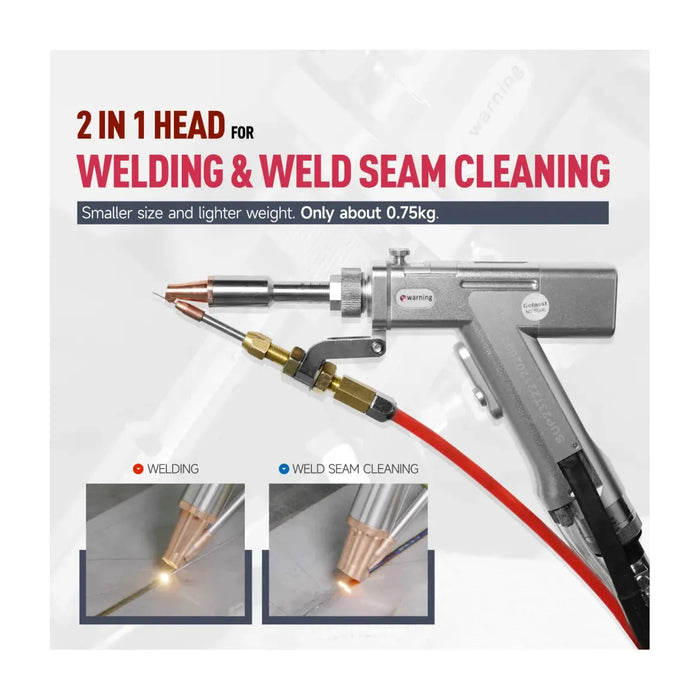 Lavender SFX 2000W Portable 2-in-1 Laser Welding Machine with Weld Seam Cleaning