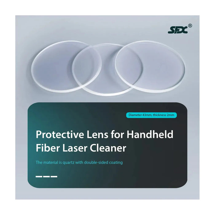 Gray Protective Lens for SFX 200W 300W 1500W 2000W Laser Cleaning Machines