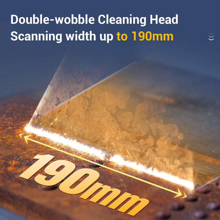 Dim Gray SFX 300W/500W Air-Cooled Pulse Laser Cleaning Machine