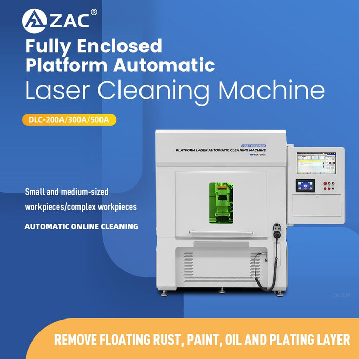 Steel Blue SFX CNC 5-Axis 300W/500W Intelligent Laser Cleaning Machine