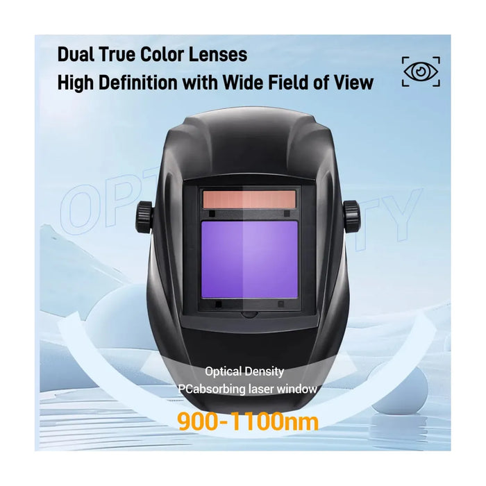 Powder Blue OD8+ Laser Welding / Cleaning Helmet