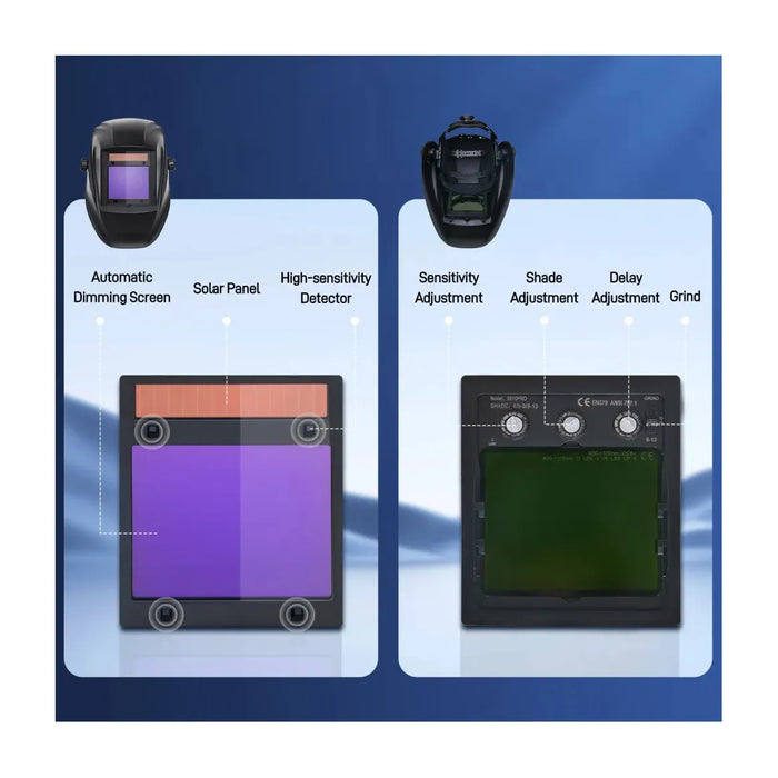 Lavender OD8+ Laser Welding / Cleaning Helmet