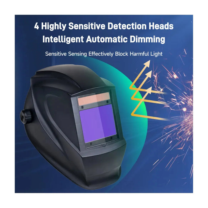 Dark Slate Gray OD8+ Laser Welding / Cleaning Helmet