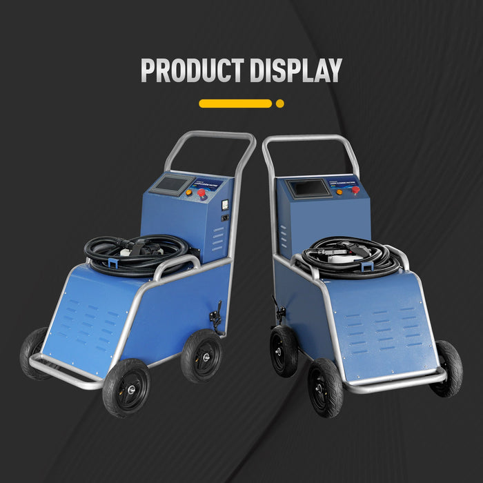 Dark Slate Gray SFX 200W/300W Mobile Pulse Laser Cleaning Machine for Offroad Field Operations