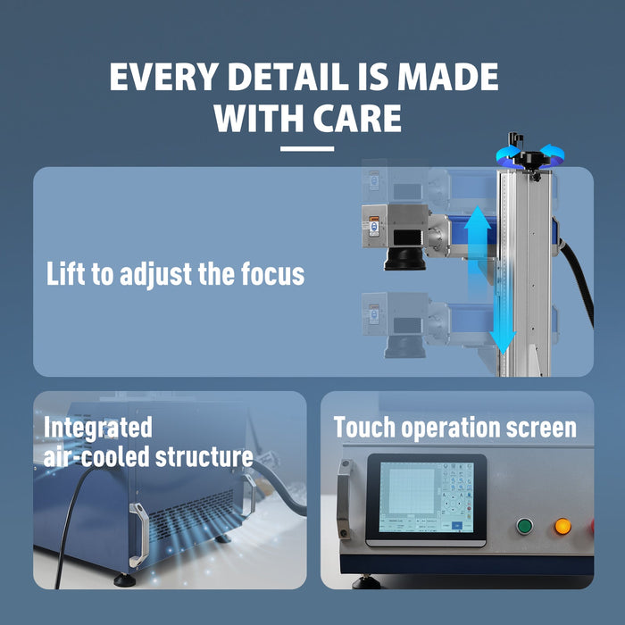 Slate Gray SFX 200W/300W Desktop Laser Cleaning Machine
