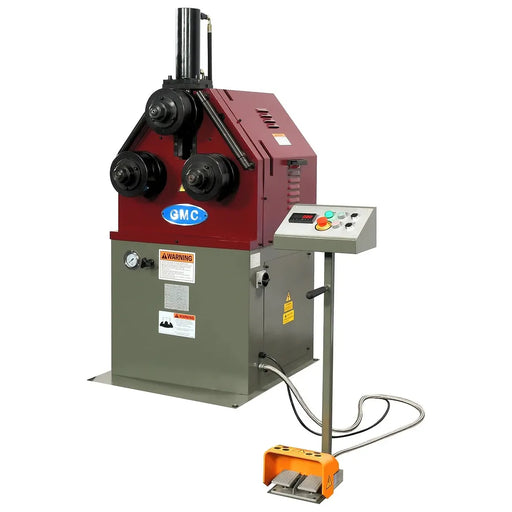 Dim Gray GMC Angle Iron Ring Roller, Hydraulic Tube Bender - Single Phase PRB-55H-1PH