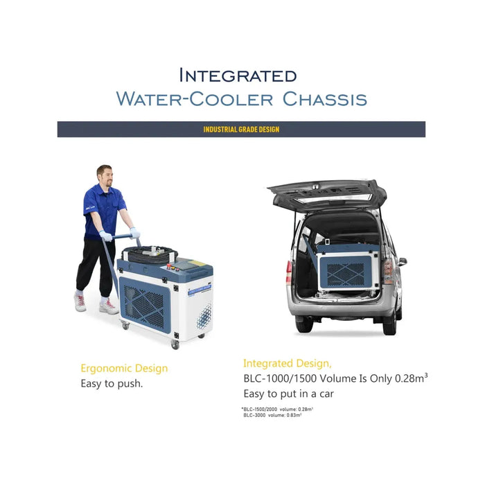 Dim Gray SFX 1500W/2000W/3000W Continuous Handheld Fiber Laser Cleaning Machine